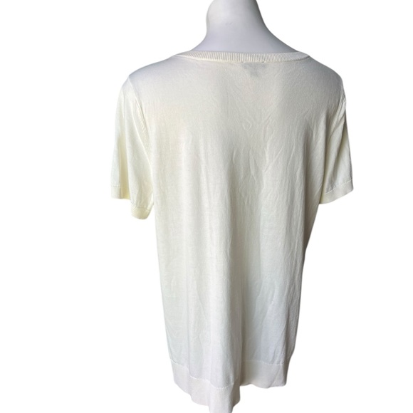 Talbots Party Bows Crewneck Sweater, Sz XL - Picture 7 of 14